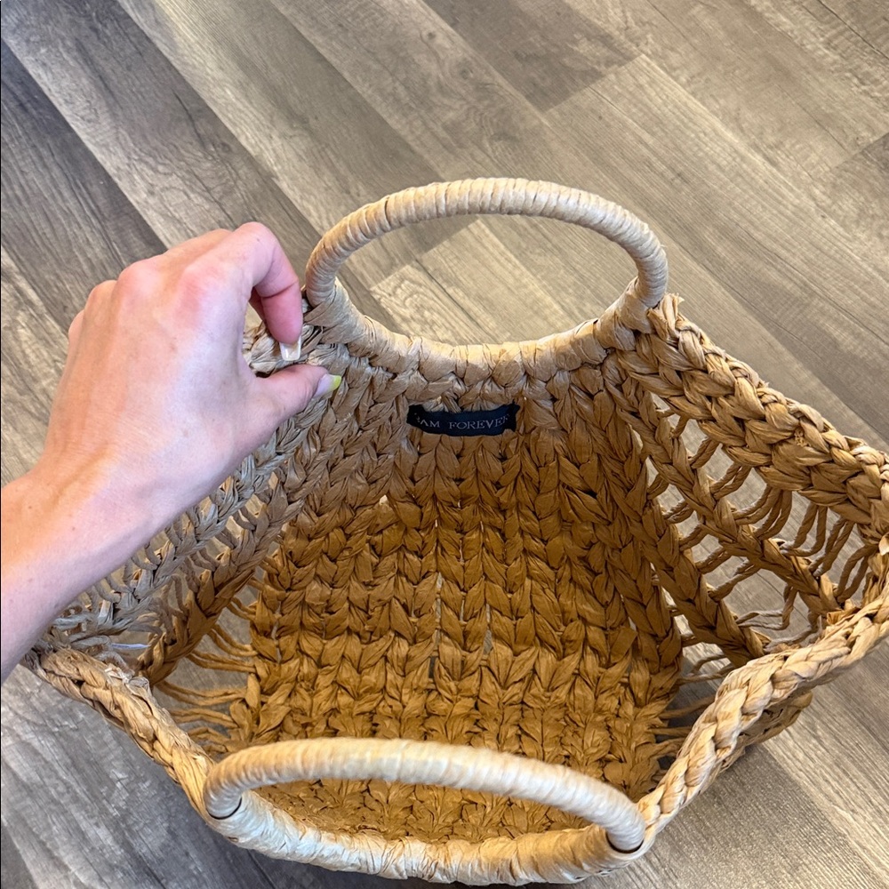 3am Forever Woven Tan Tote Bag - Picture 2 of 4